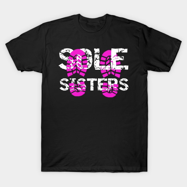 Hiking Sole Sisters Runners T-Shirt by StacysCellar